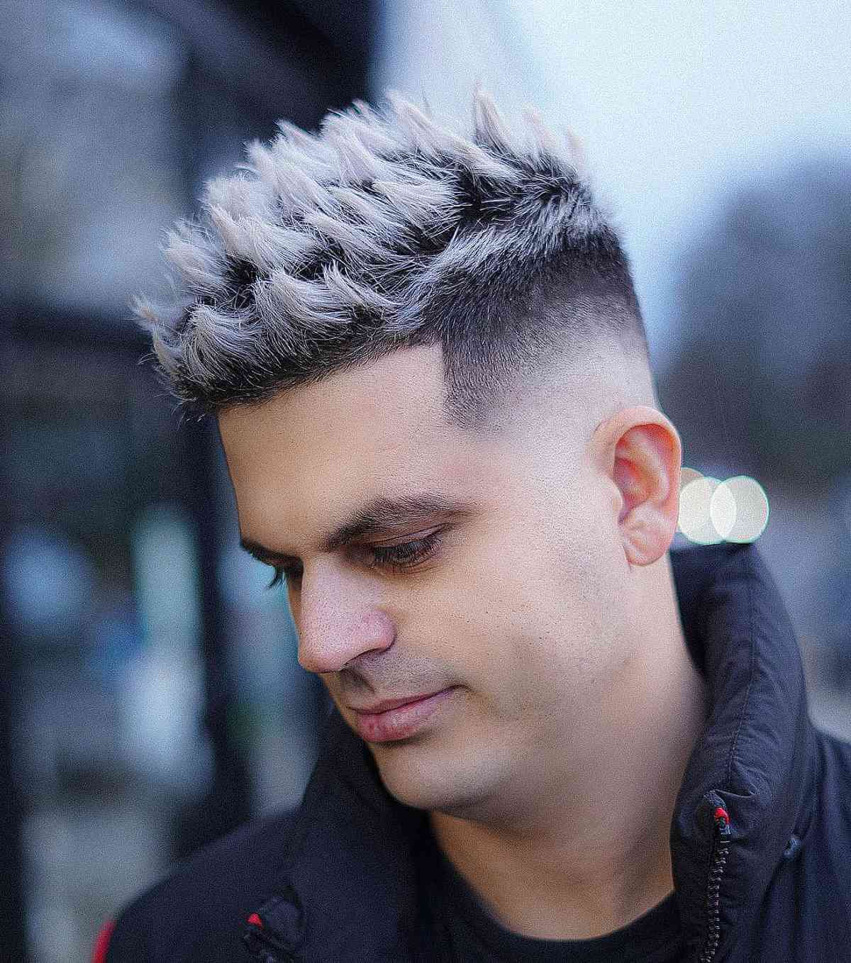 Amazing Platinum Blonde Waves for Men