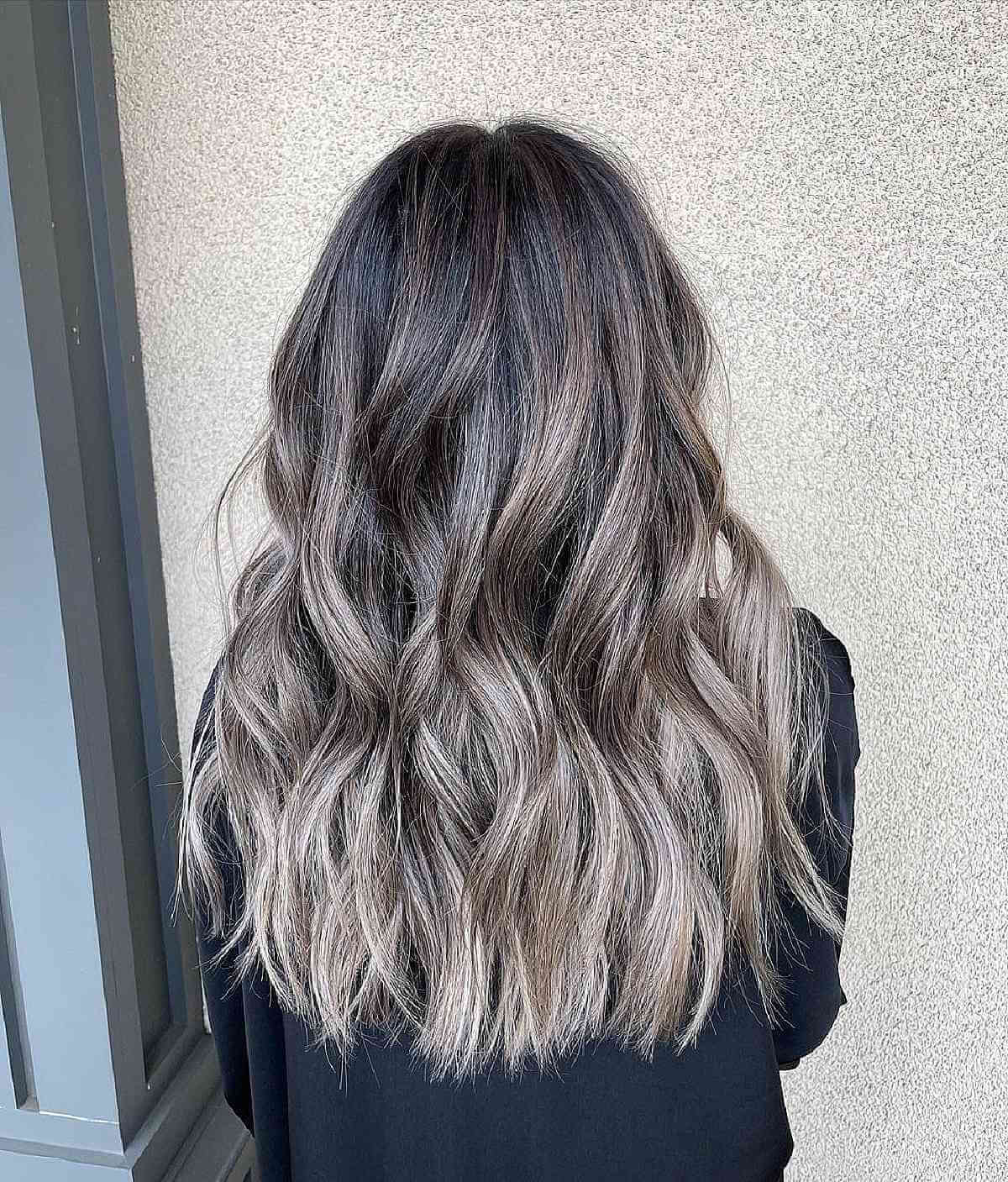 Ash Blonde Babylights with Balayage