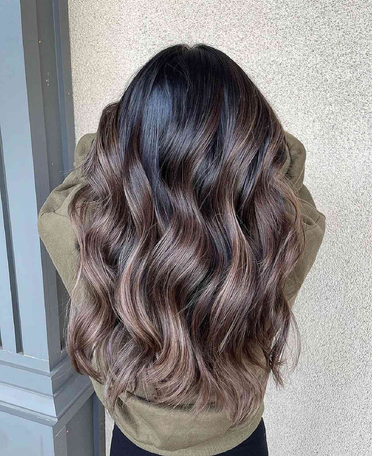 Ash Brown Balayage & Babylights