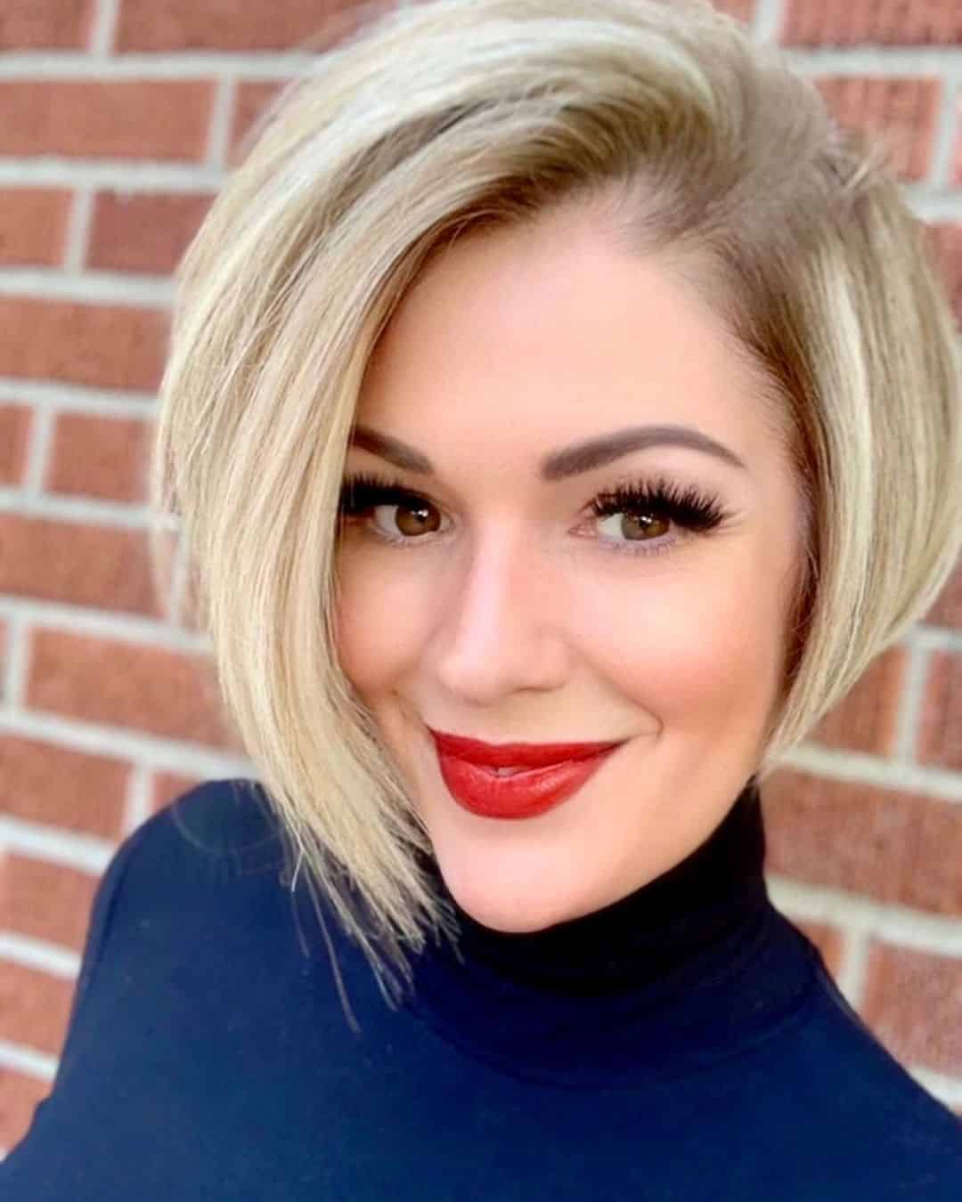 Classic Asymmetrical inverted bob