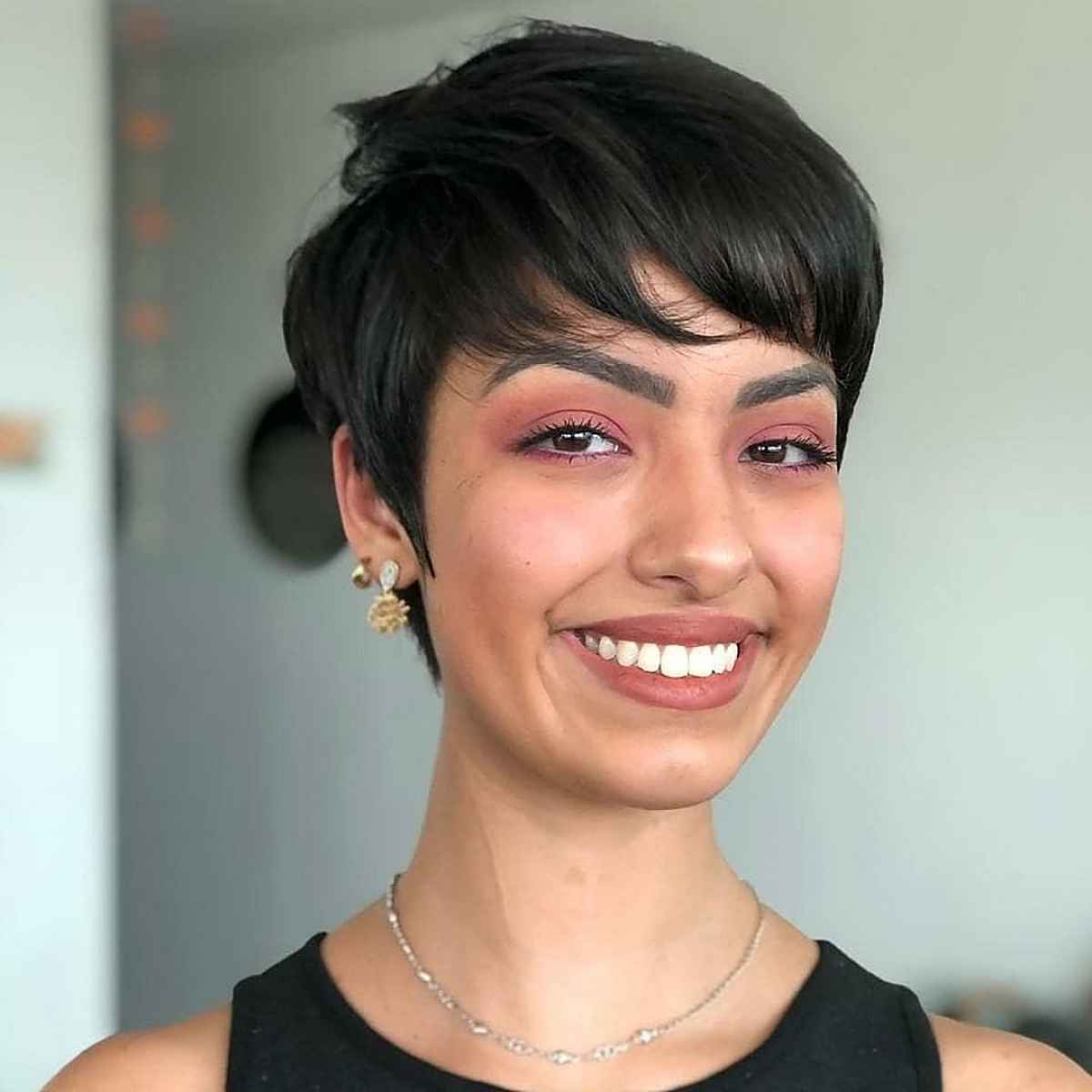 Audrey Hepburn Inspired Pixie Cut 