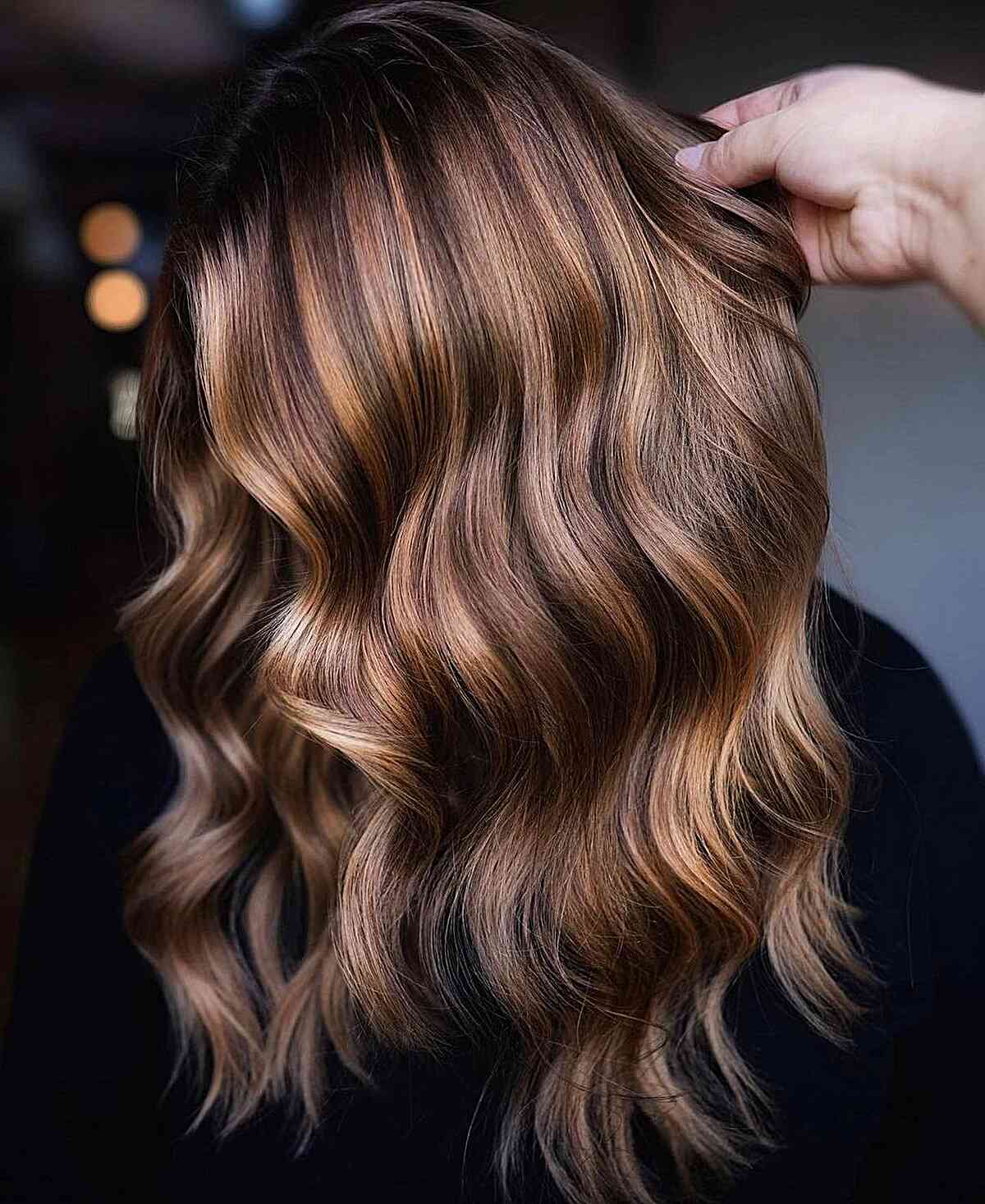 Autumn Balayage Highlights