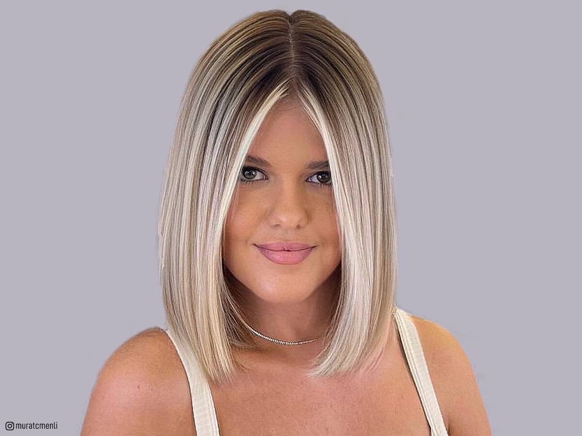 Balayage short hair