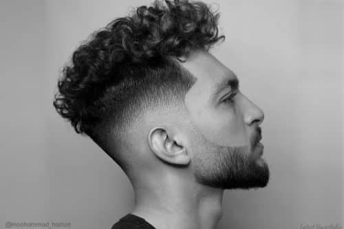 Pictures of the best curly hair fade haircuts for men