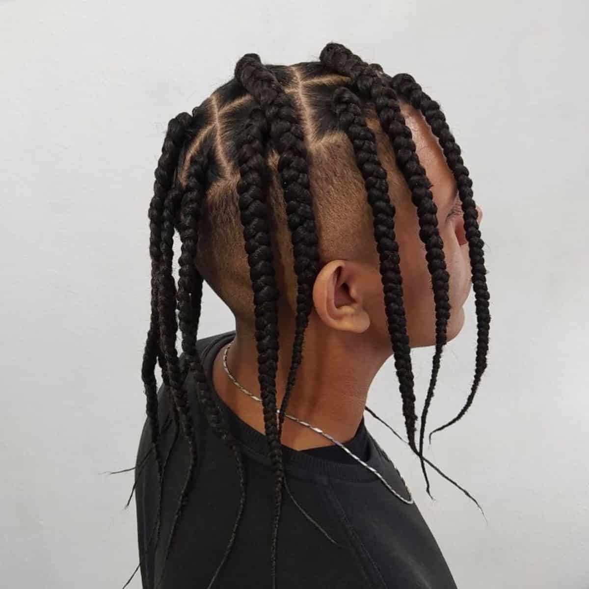 Big box braids on gents