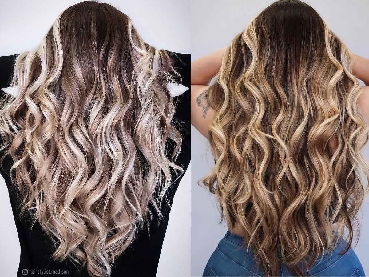 Blonde balayage hair colors