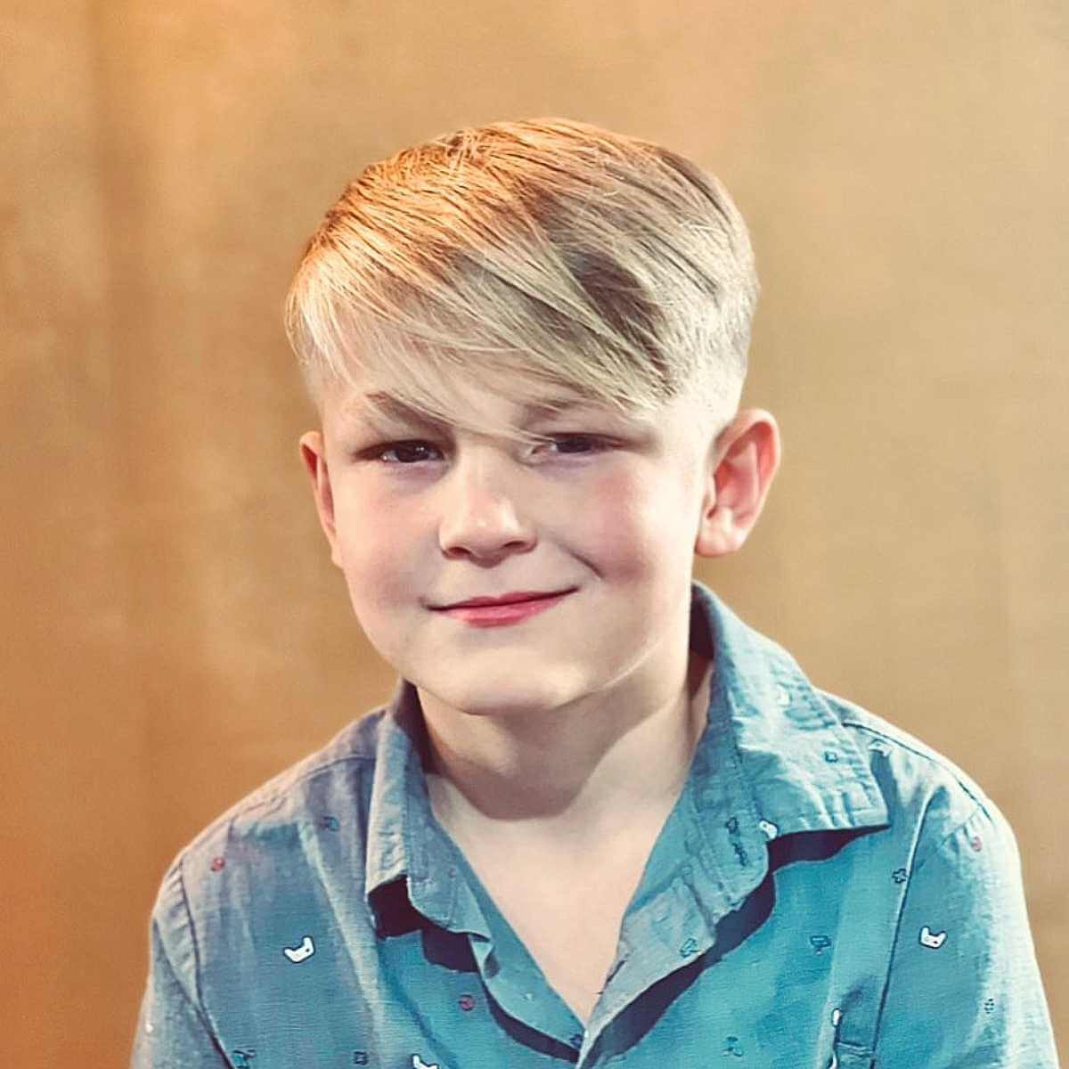 Blonde Skater Haircut for Little Guys