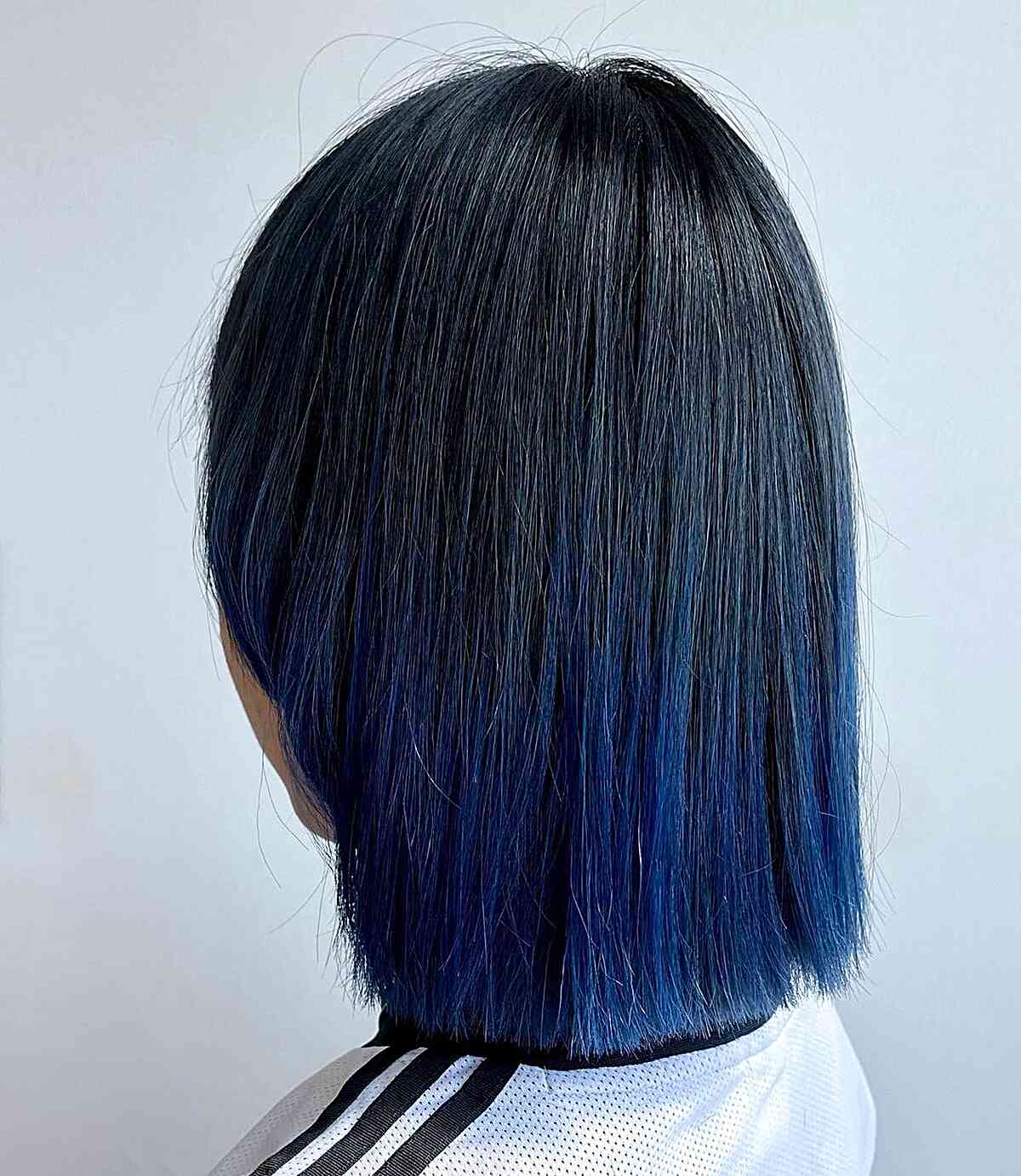 Black to Blue Ombre Hair