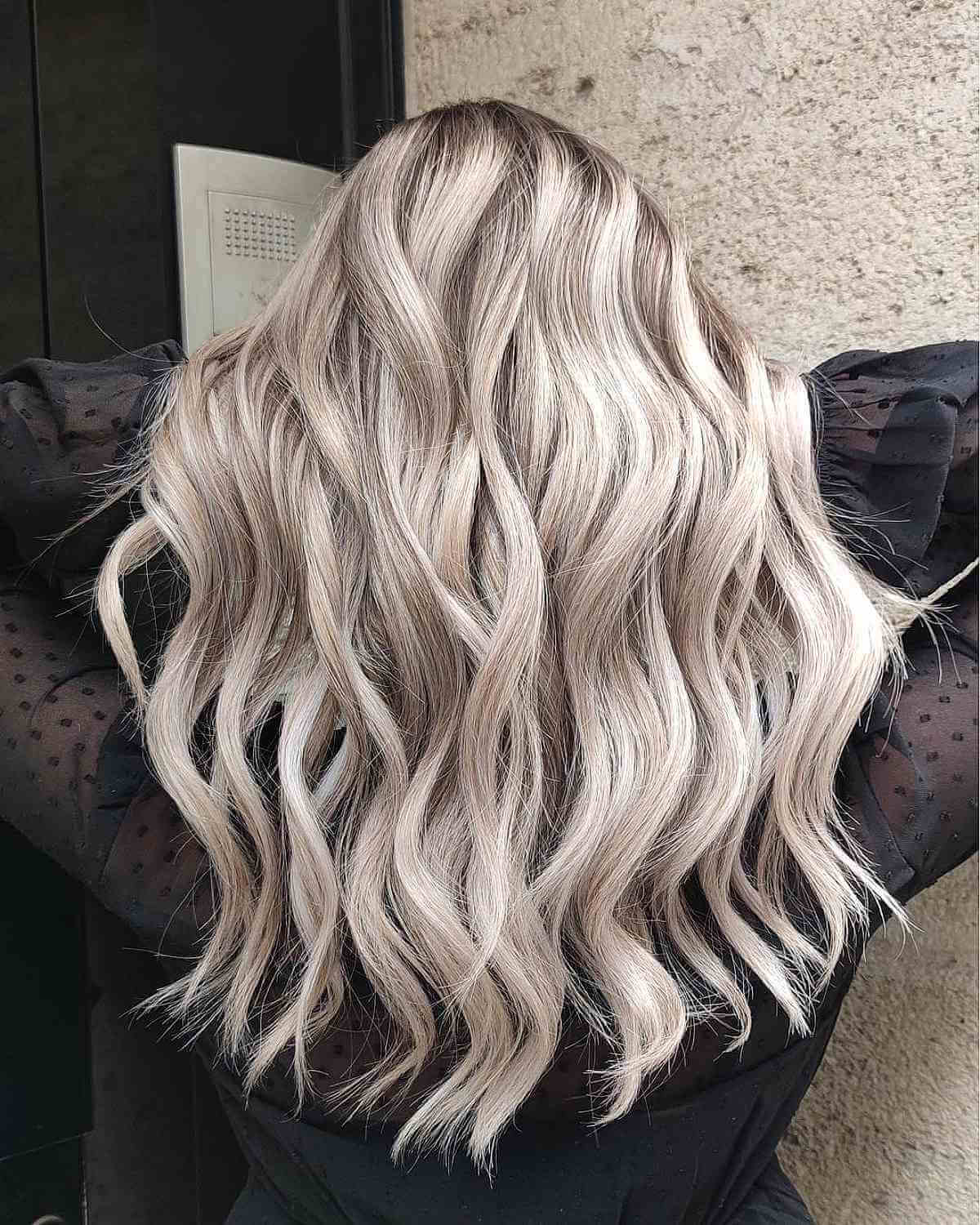 Bright Light Ash Blonde Balayage