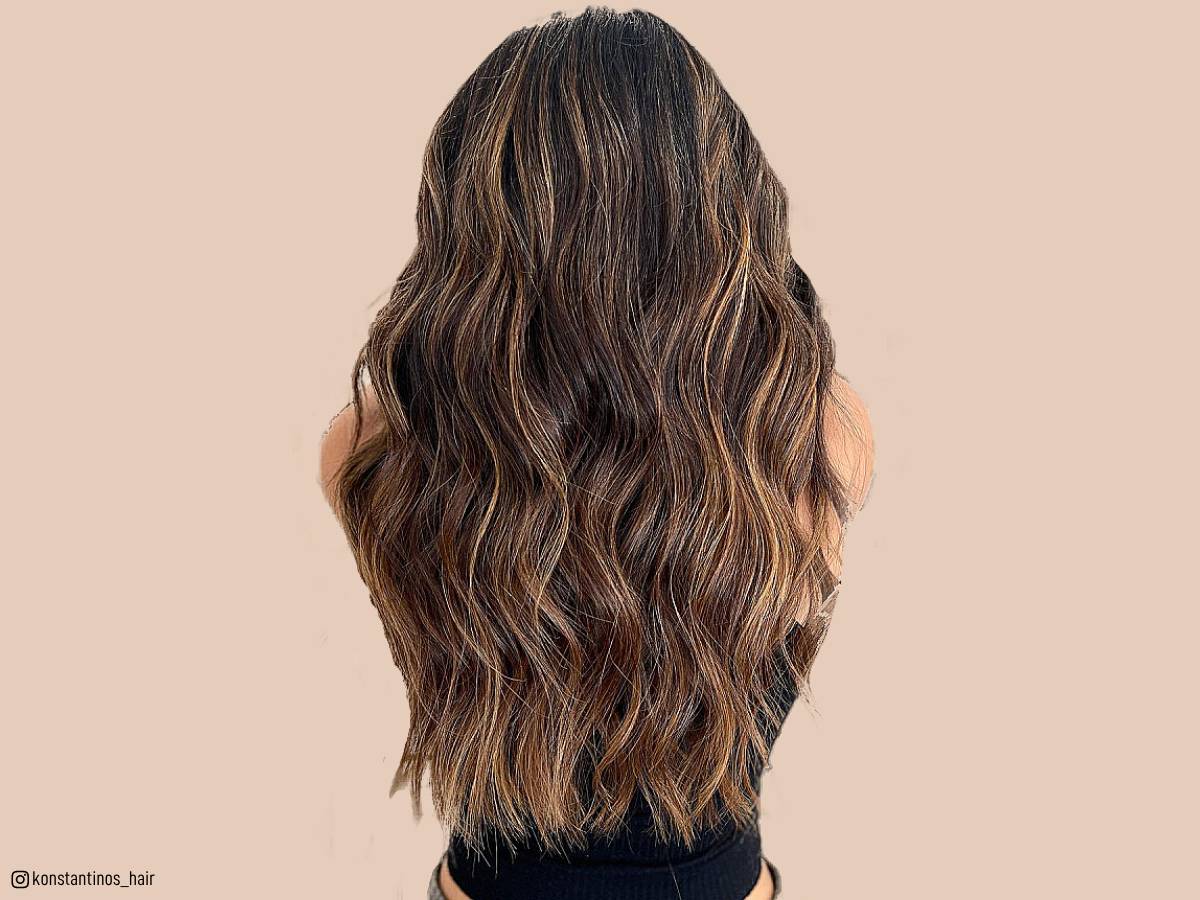 Caramel balayage hair colors