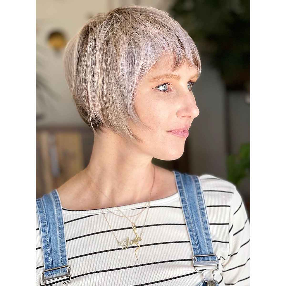 choppy pixie bob for fine hair