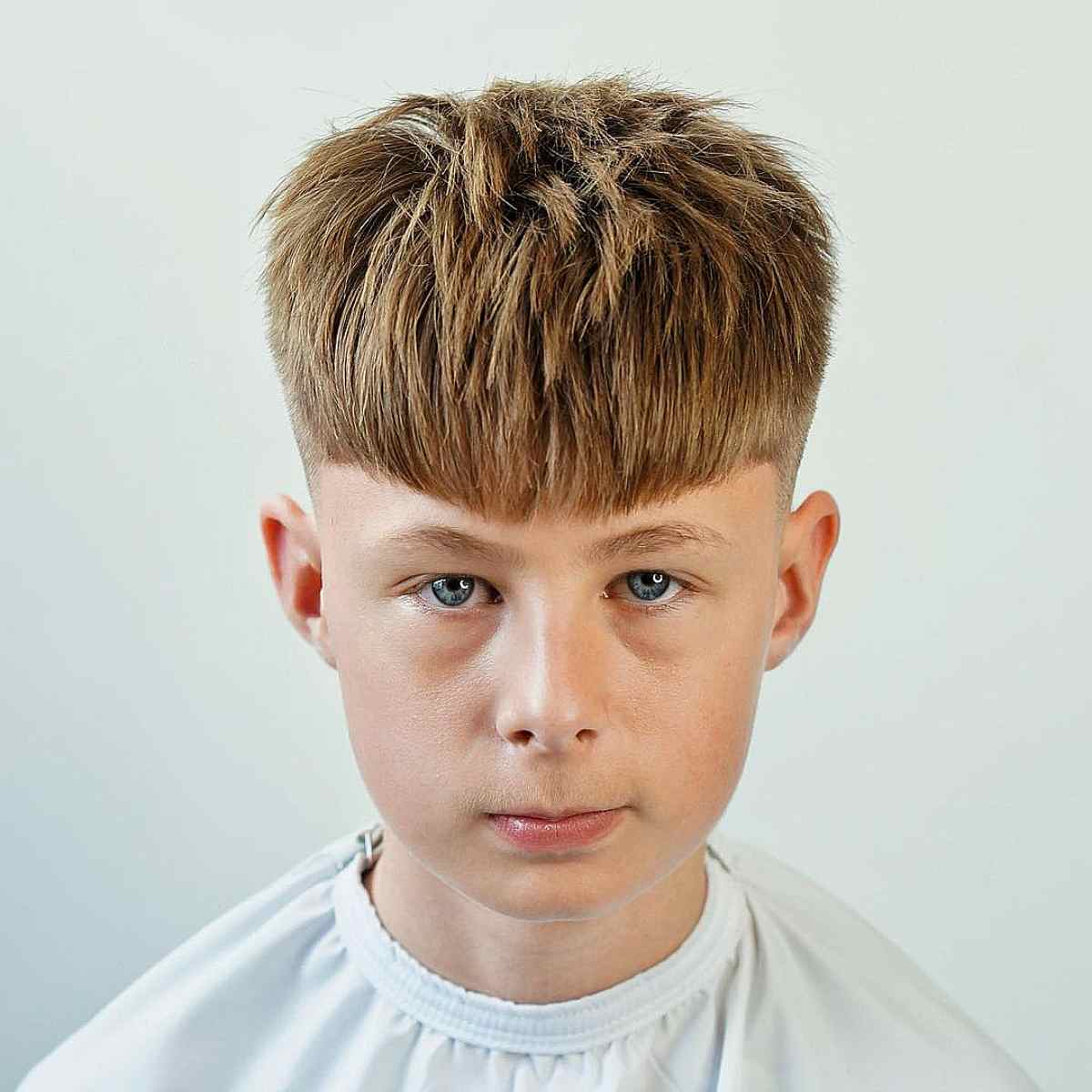 Classic Caesar Cut for Little Boys