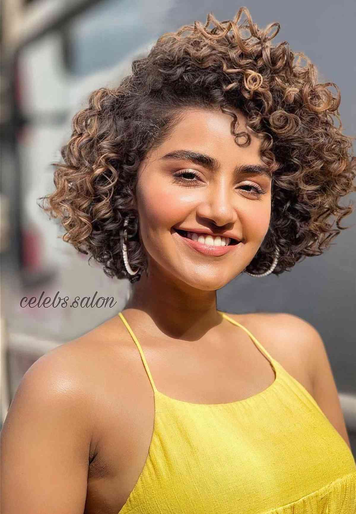 Classic Short Bob Haircut with Curls