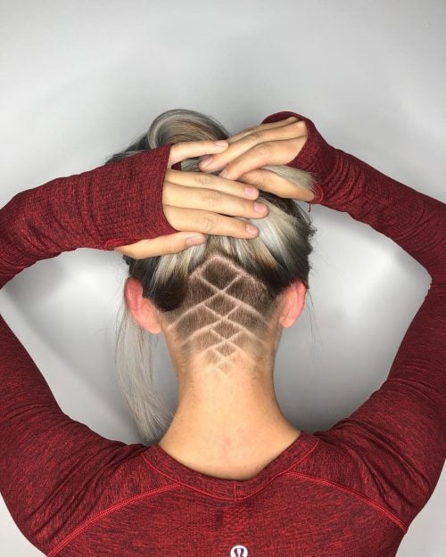 Creative Triangle Nape Undercut