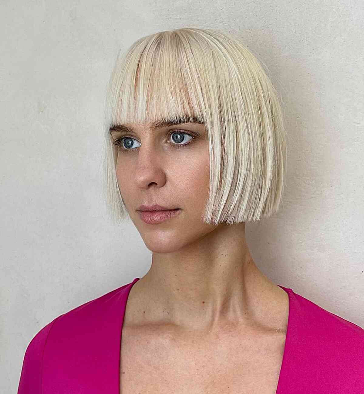 Cute Blunt Cut Bob for Fine, Thin Hair