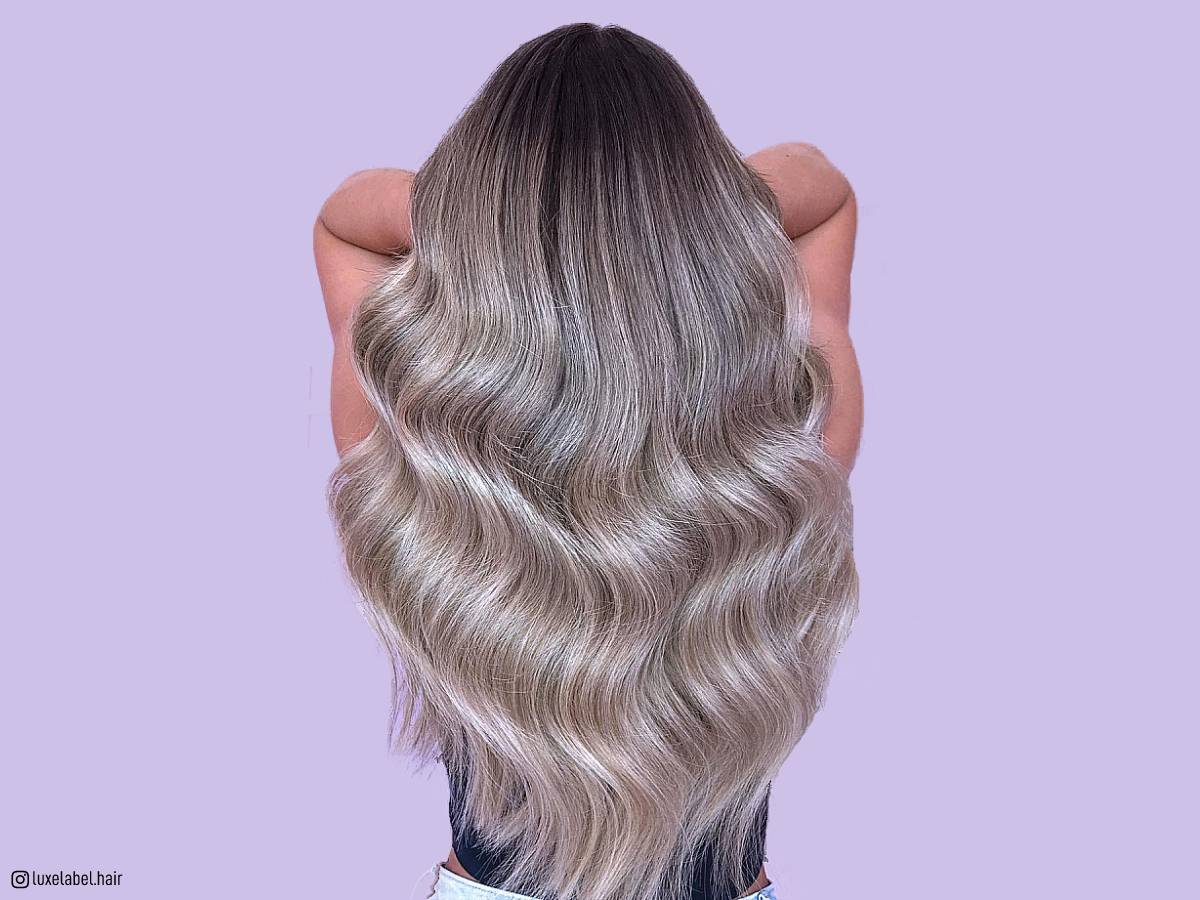 Dark blonde balayage ideas for women