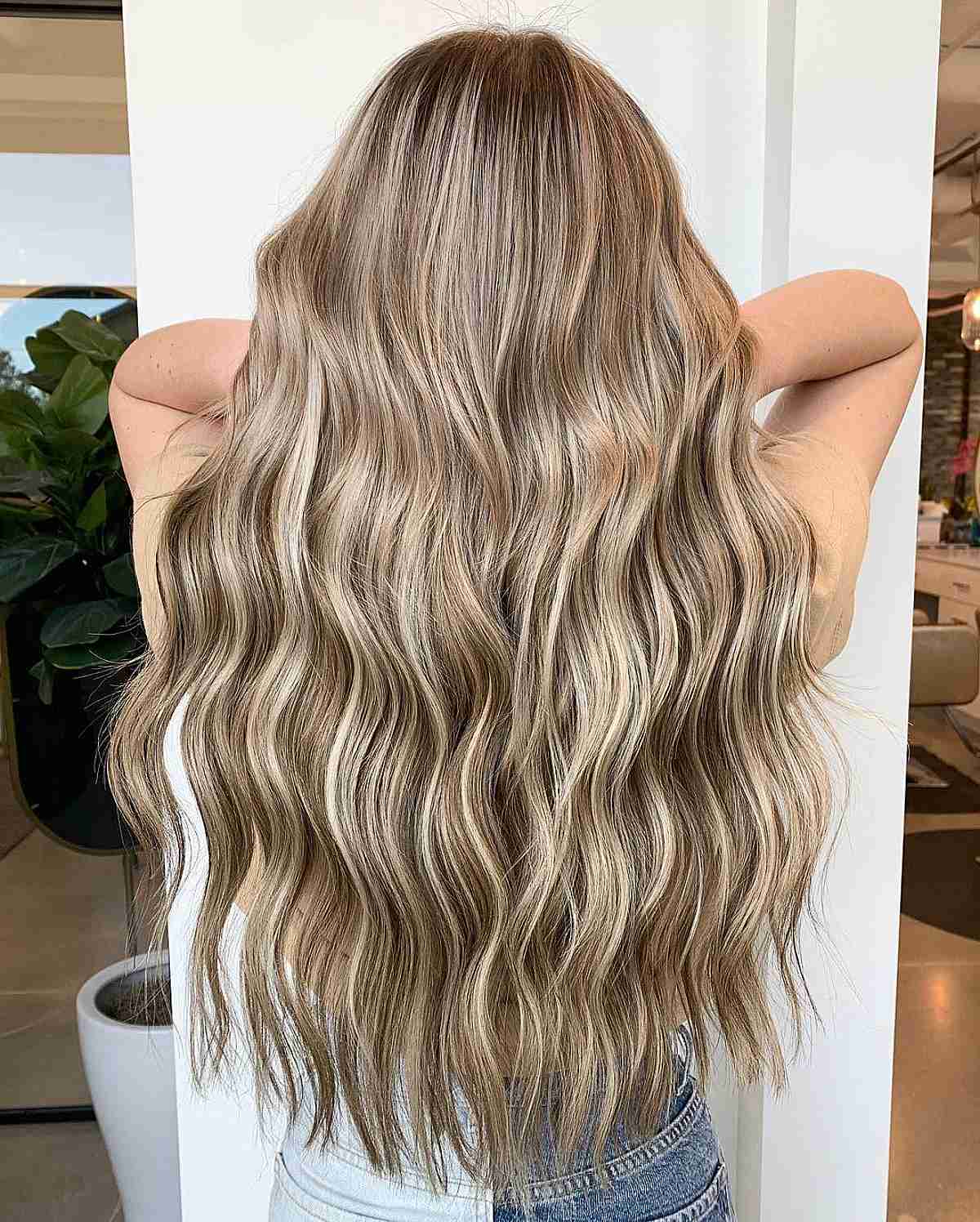 Subtle Dishwater Blonde Waves