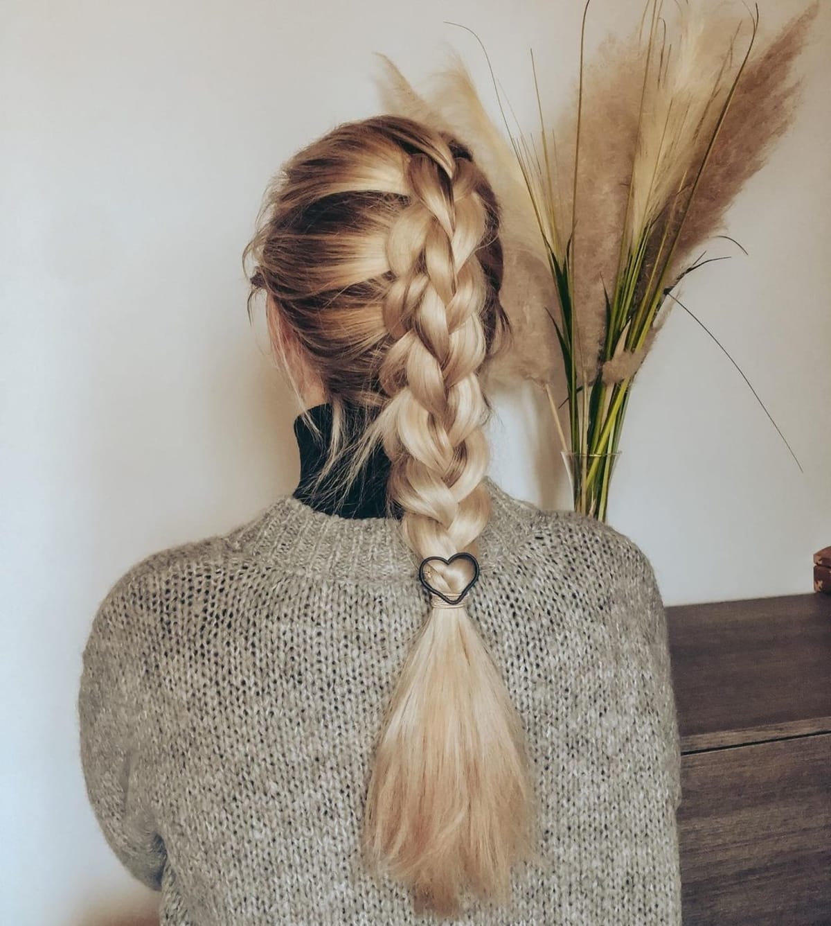 Dutch Braid Style on Straight Hair