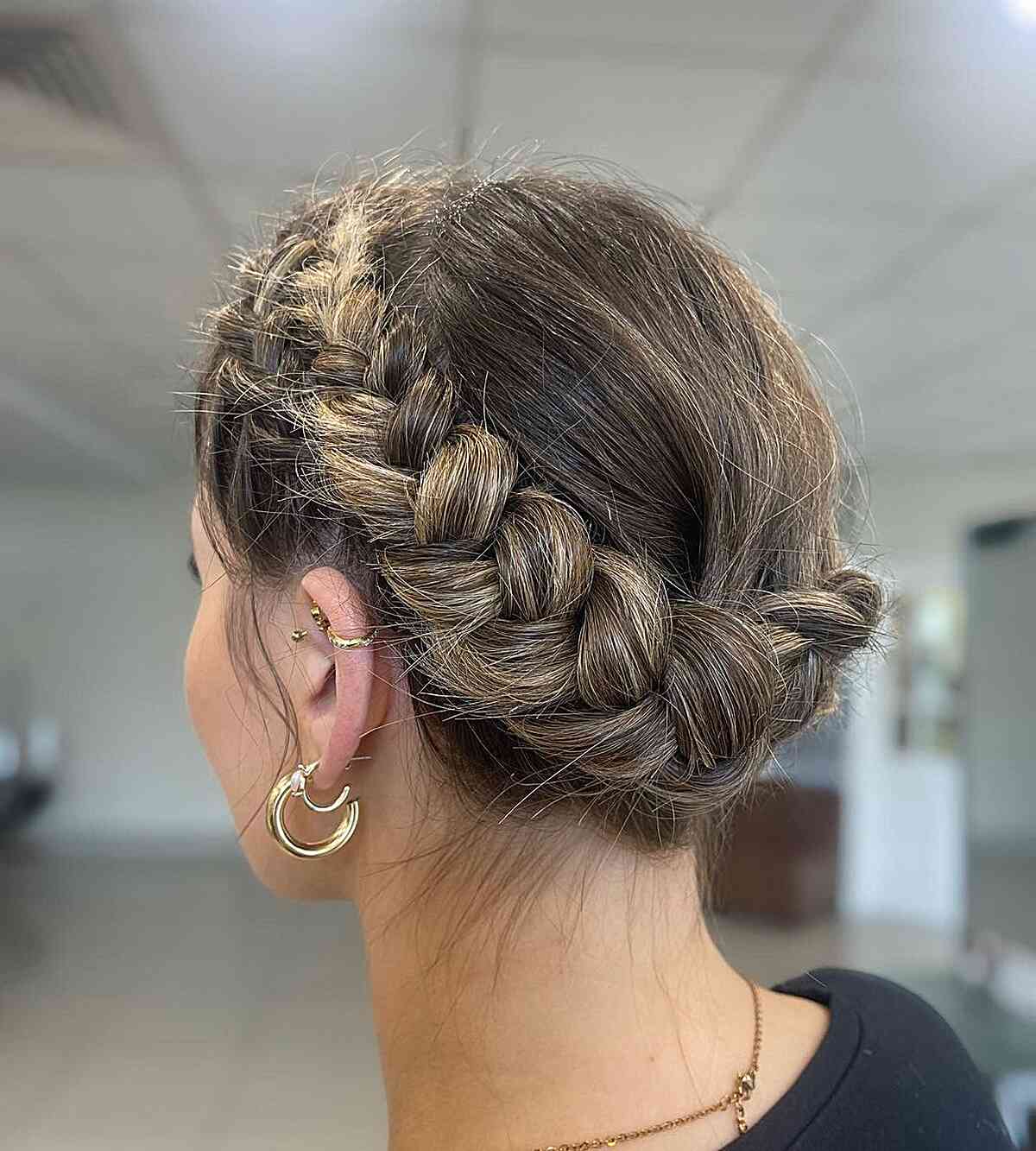 Easy Dutch Braid Crown