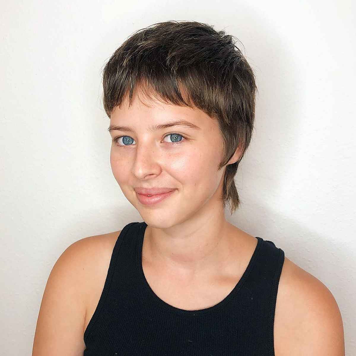 Edgy Shaggy Pixie Mullet