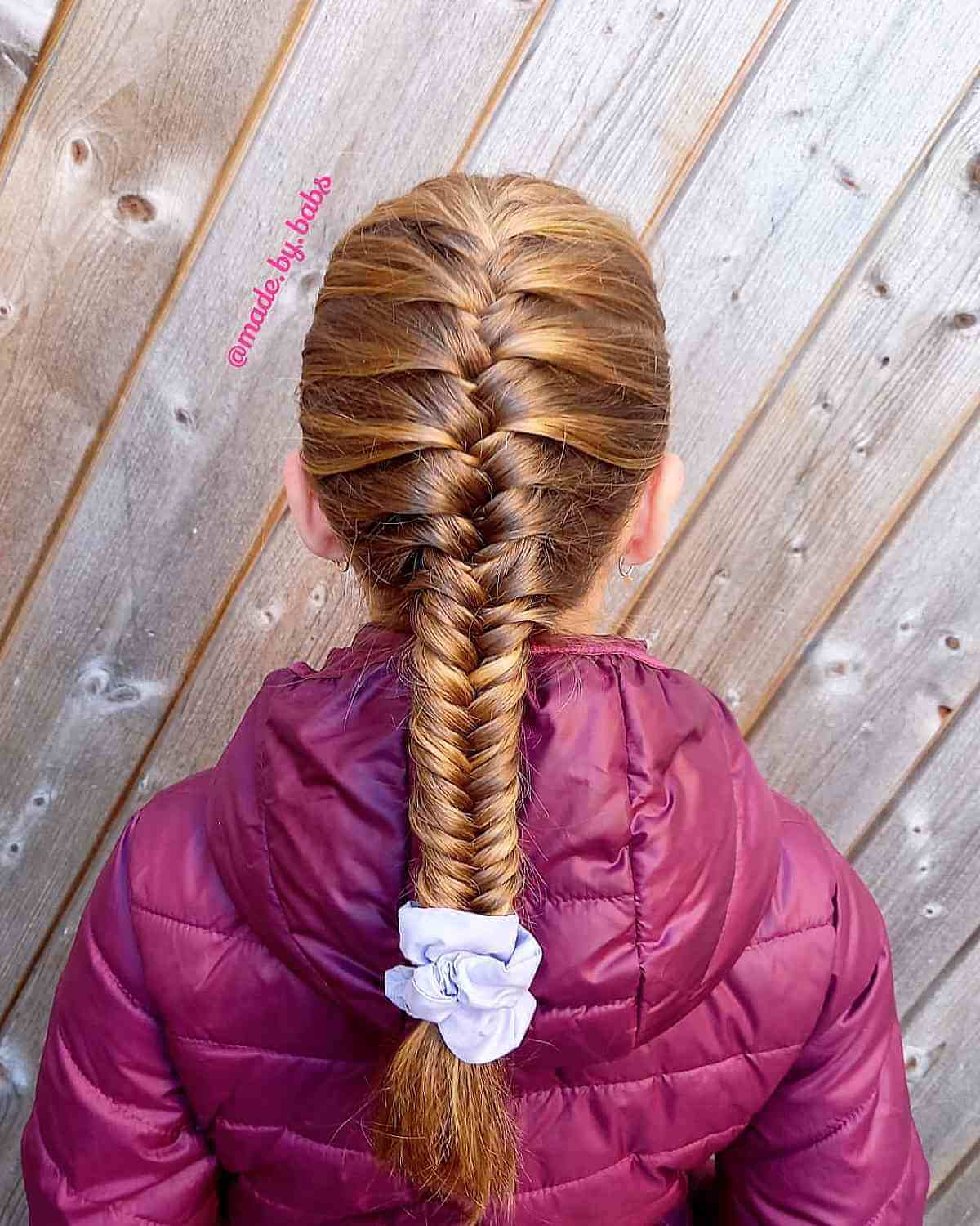 Fabulous Fishtail Braid for Long Hair