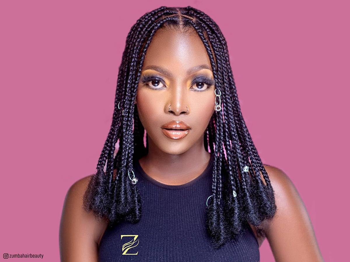 Knotless box braids