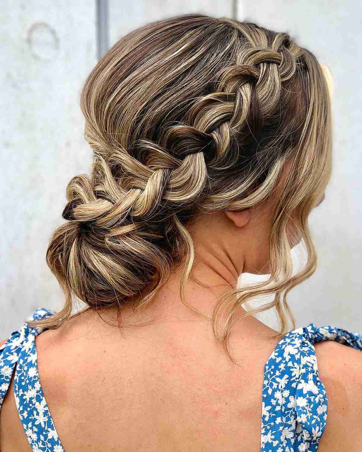 Formal Updo French Braid