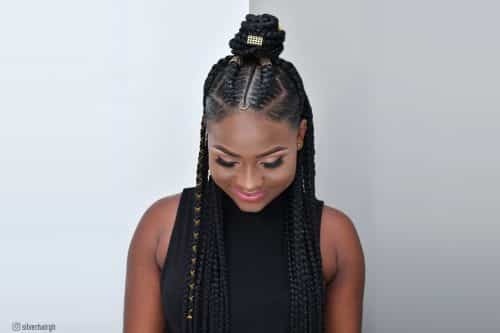 Ghana braids hairstyles