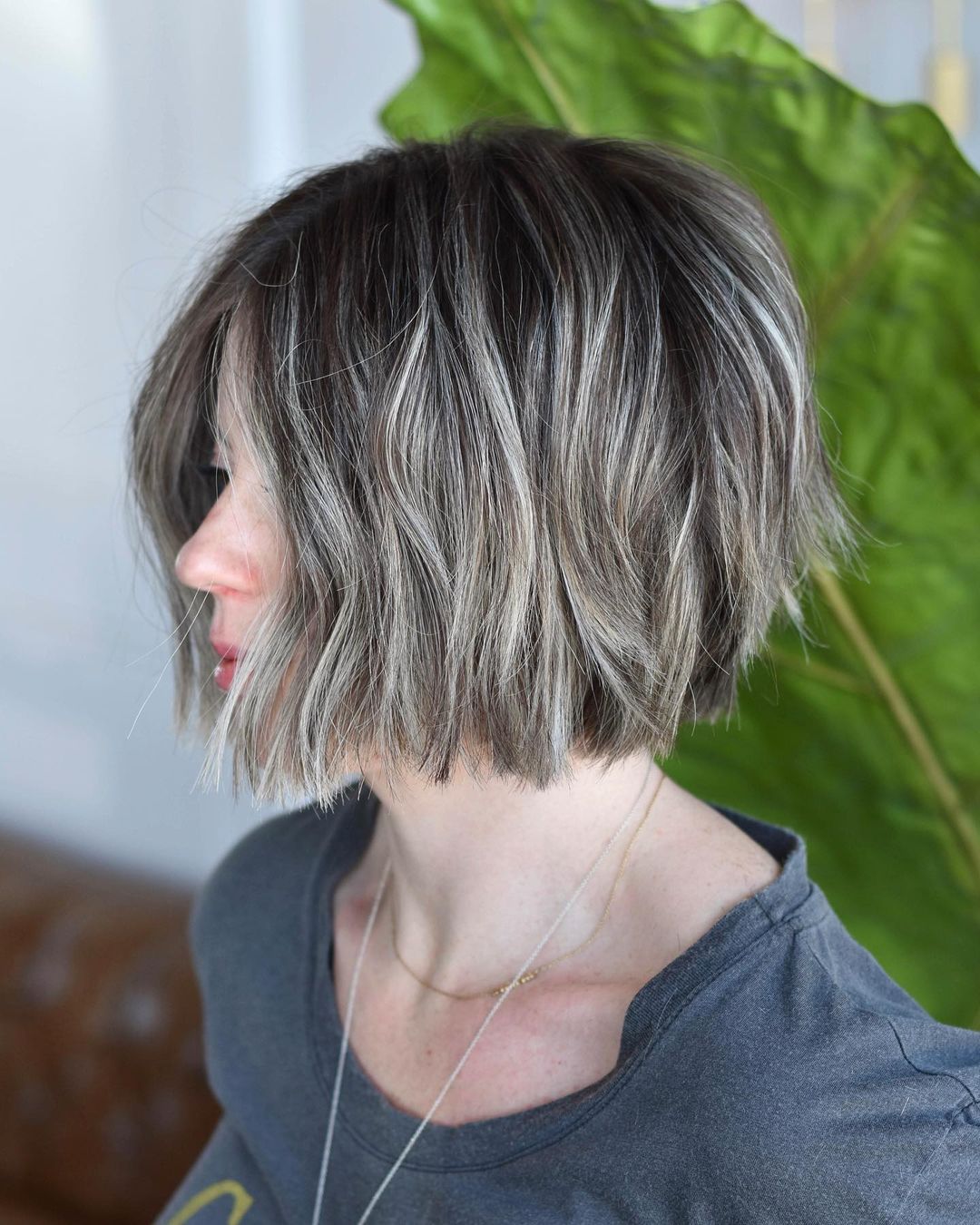 Haircut with Chin-Length Layers