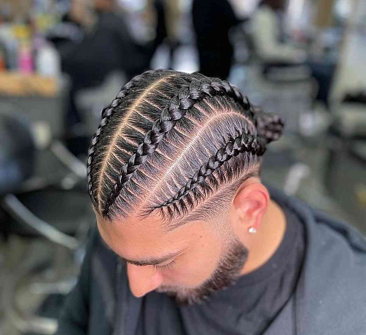 Handsome Fishbone Braids