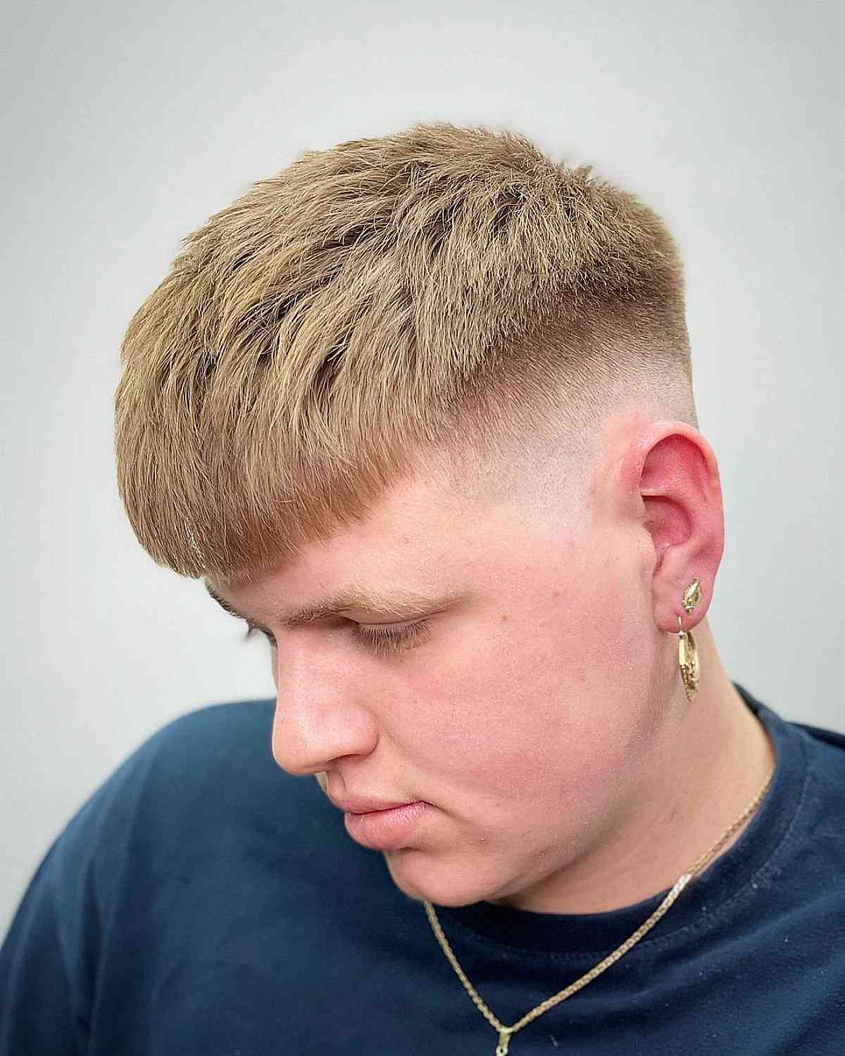 Clean High Skin Fade on Men's Hair