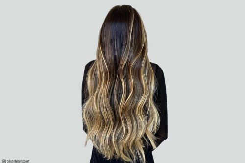 Honey blonde highlights