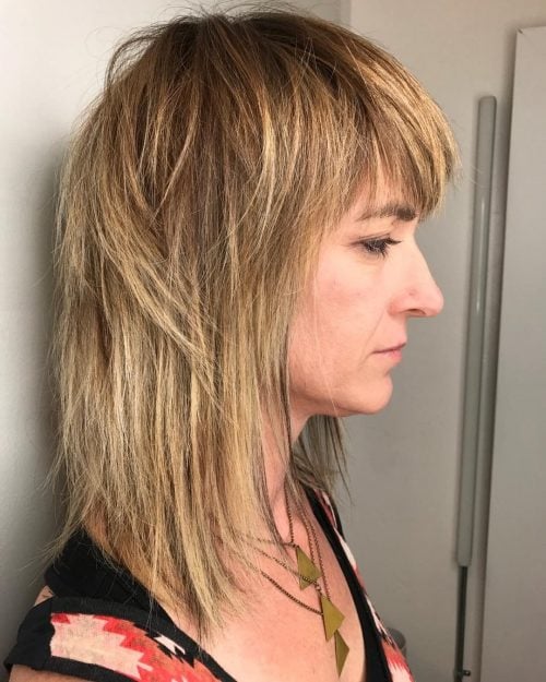 Incredibly Shaggy Mid-Length Cut