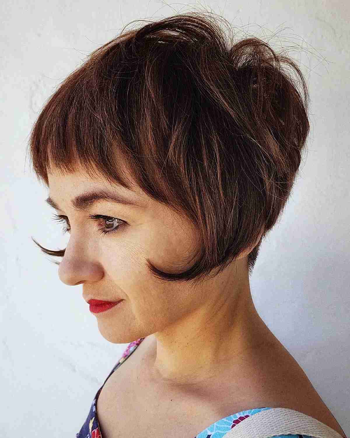 Jaw-Length Shag Haircut