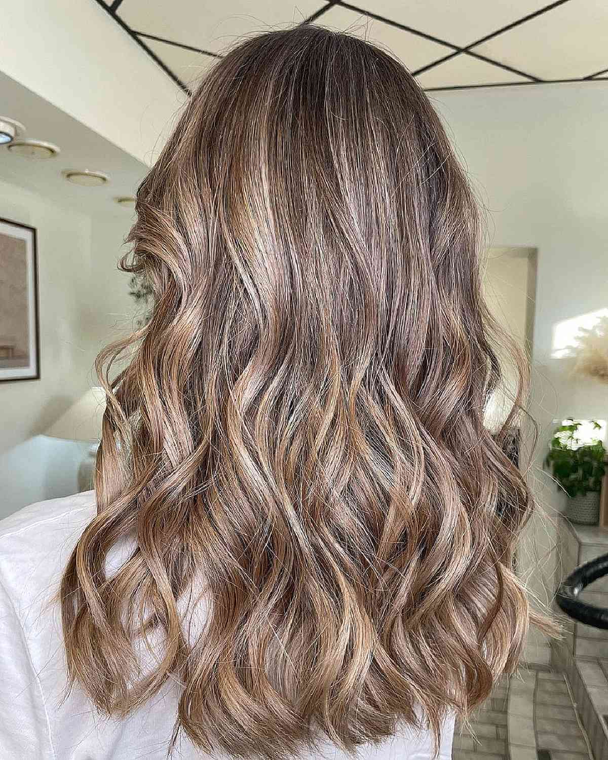 Youthful Light Brown Balayage Hair