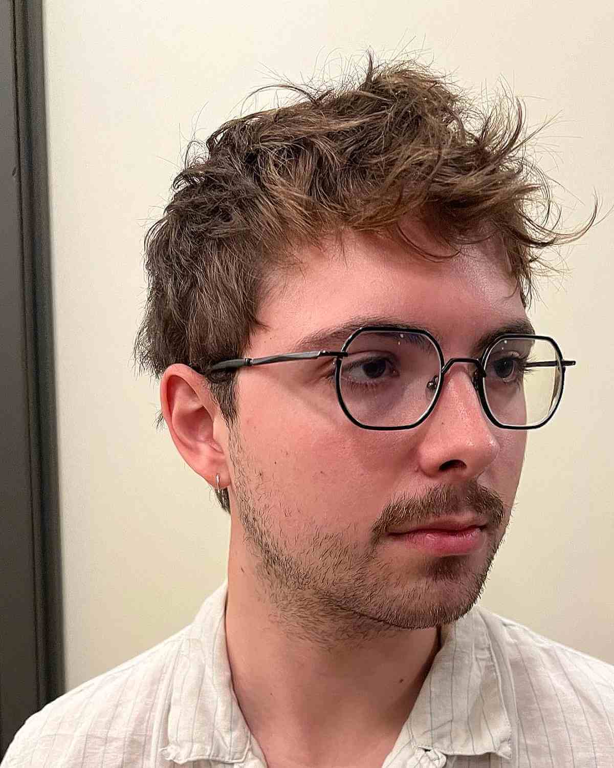 Lived-In Messy Short Hair for Men