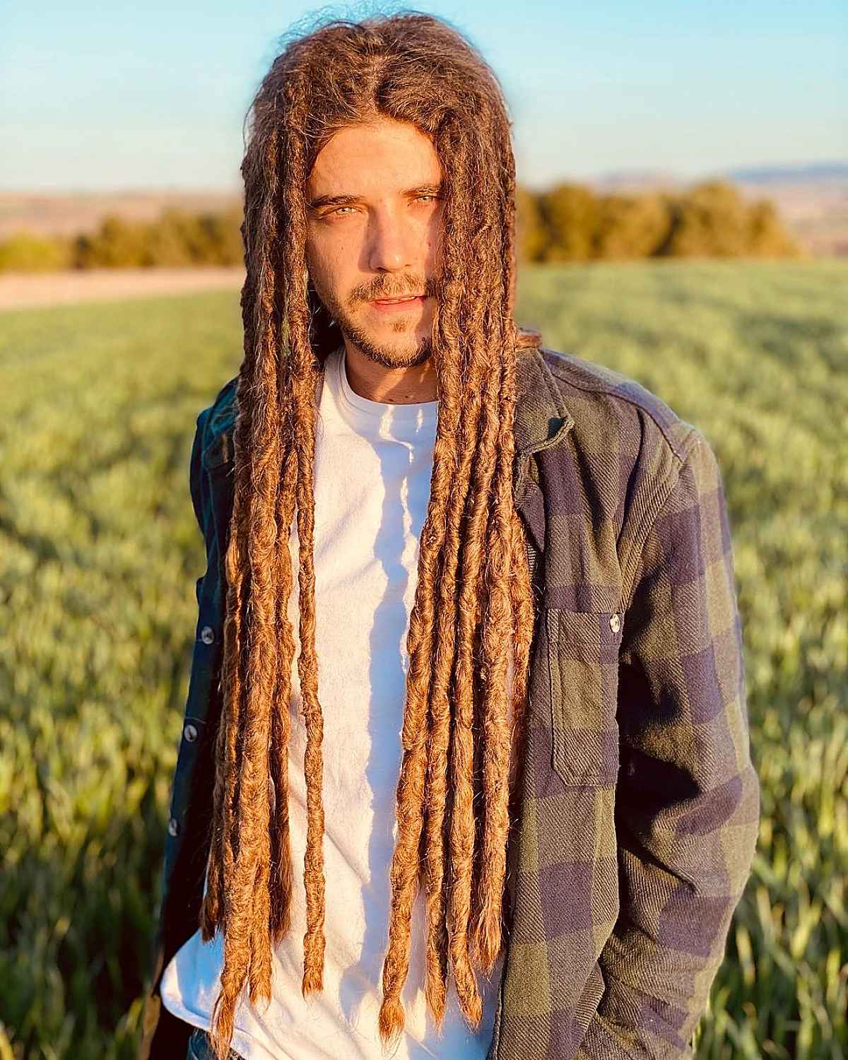 Long-length dreadlocks for guys