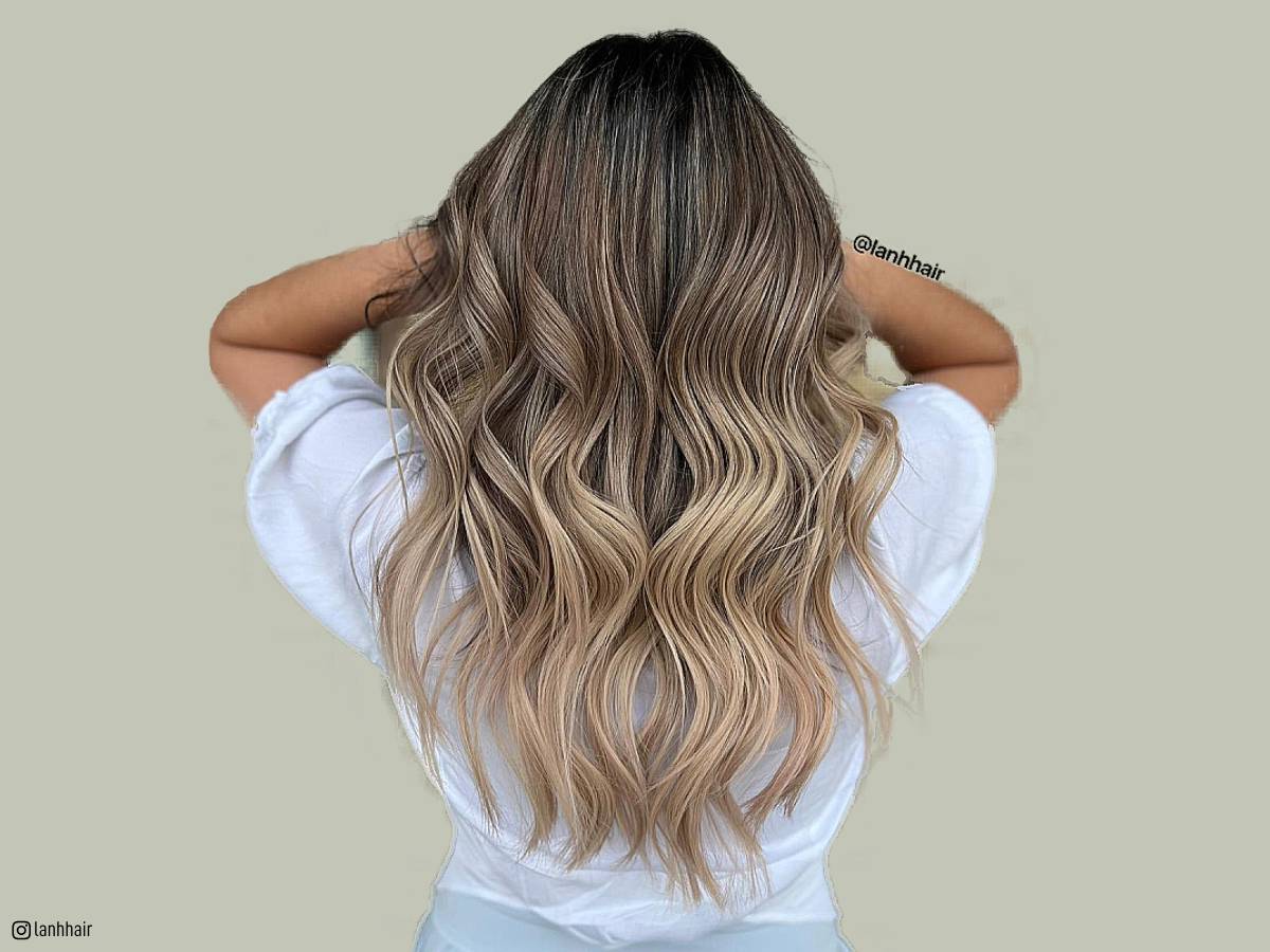 Long ombre hair colors