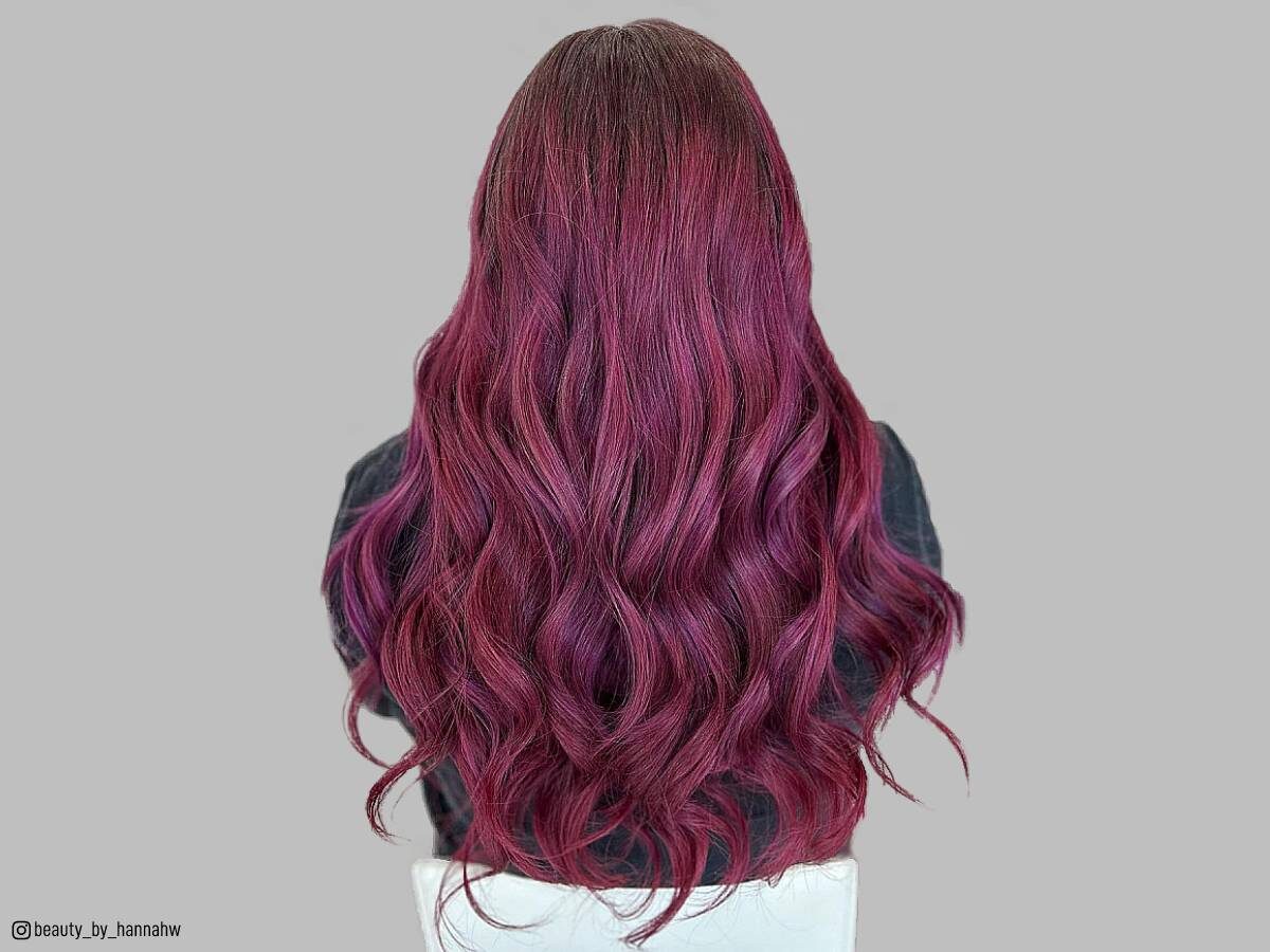 Maroon hair color ideas