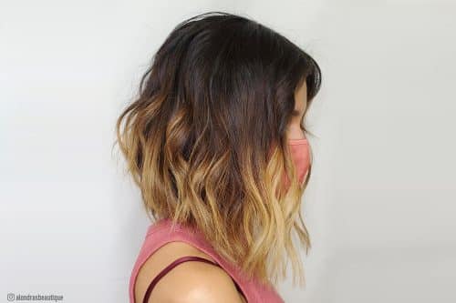 Medium inverted bob haircut