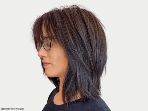 Medium layered haircuts