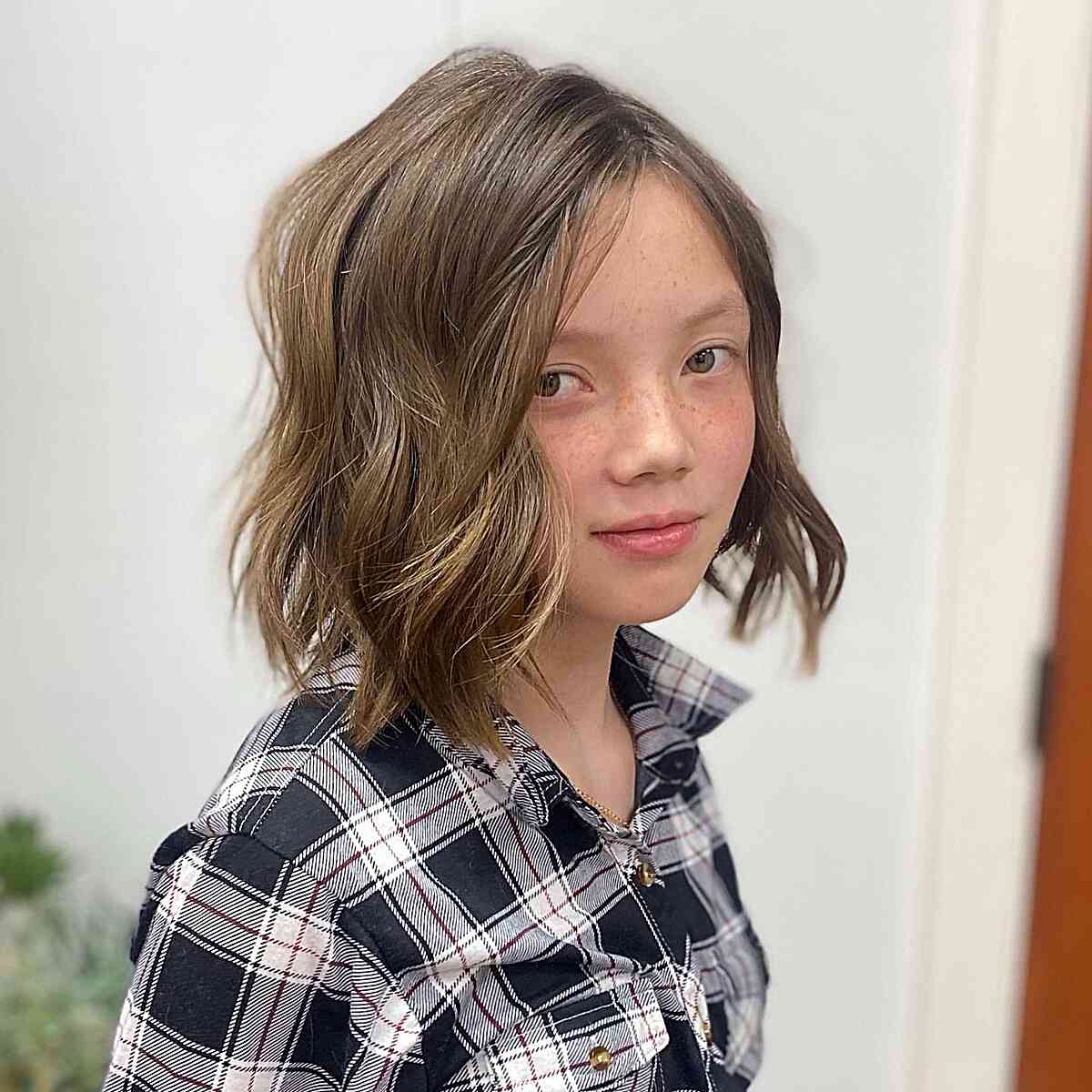 Medium-Length Bob For Wavy Hairstyle