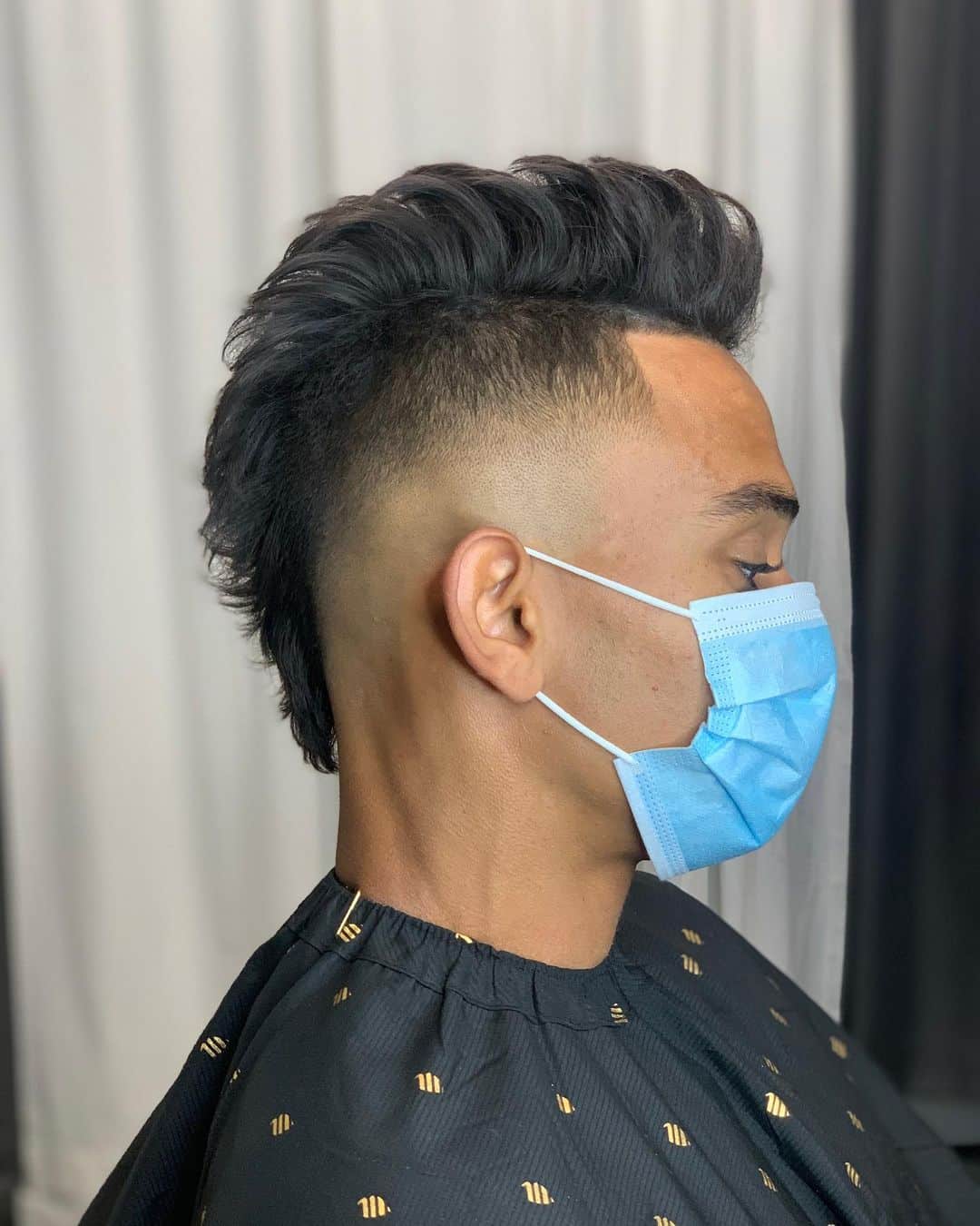 medium length faux hawk for men