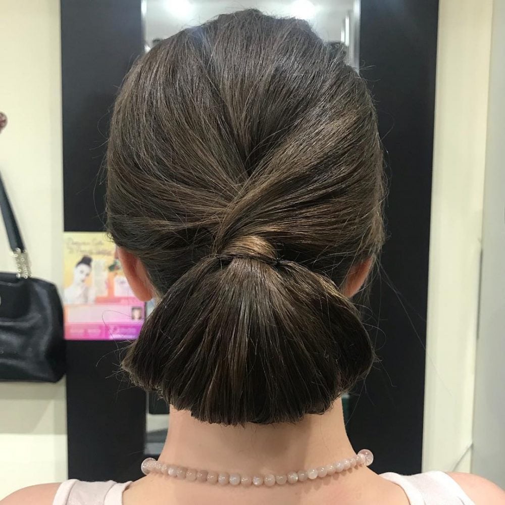 Modern Chignon Bun hairstyle