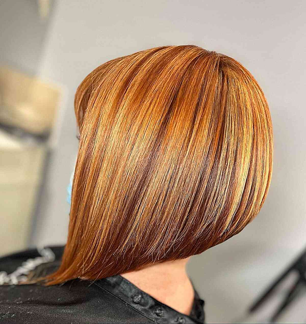 Modern inverted bob for fine hair