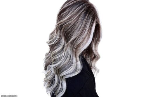 Platinum blonde highlights