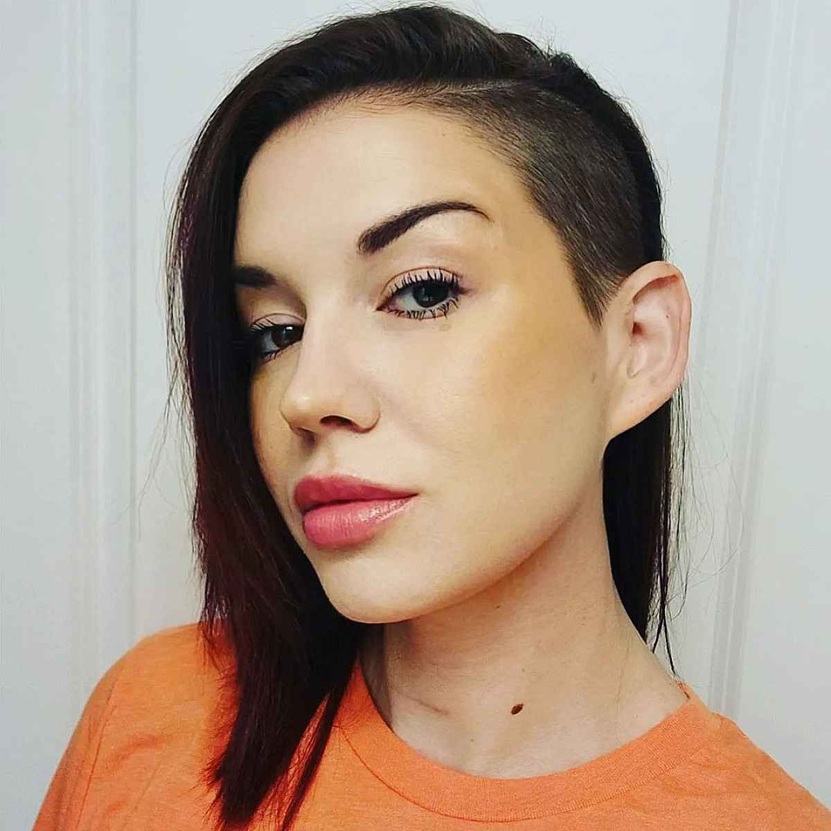 Punk-Inspired Medium-Length Undercut Hair For Women