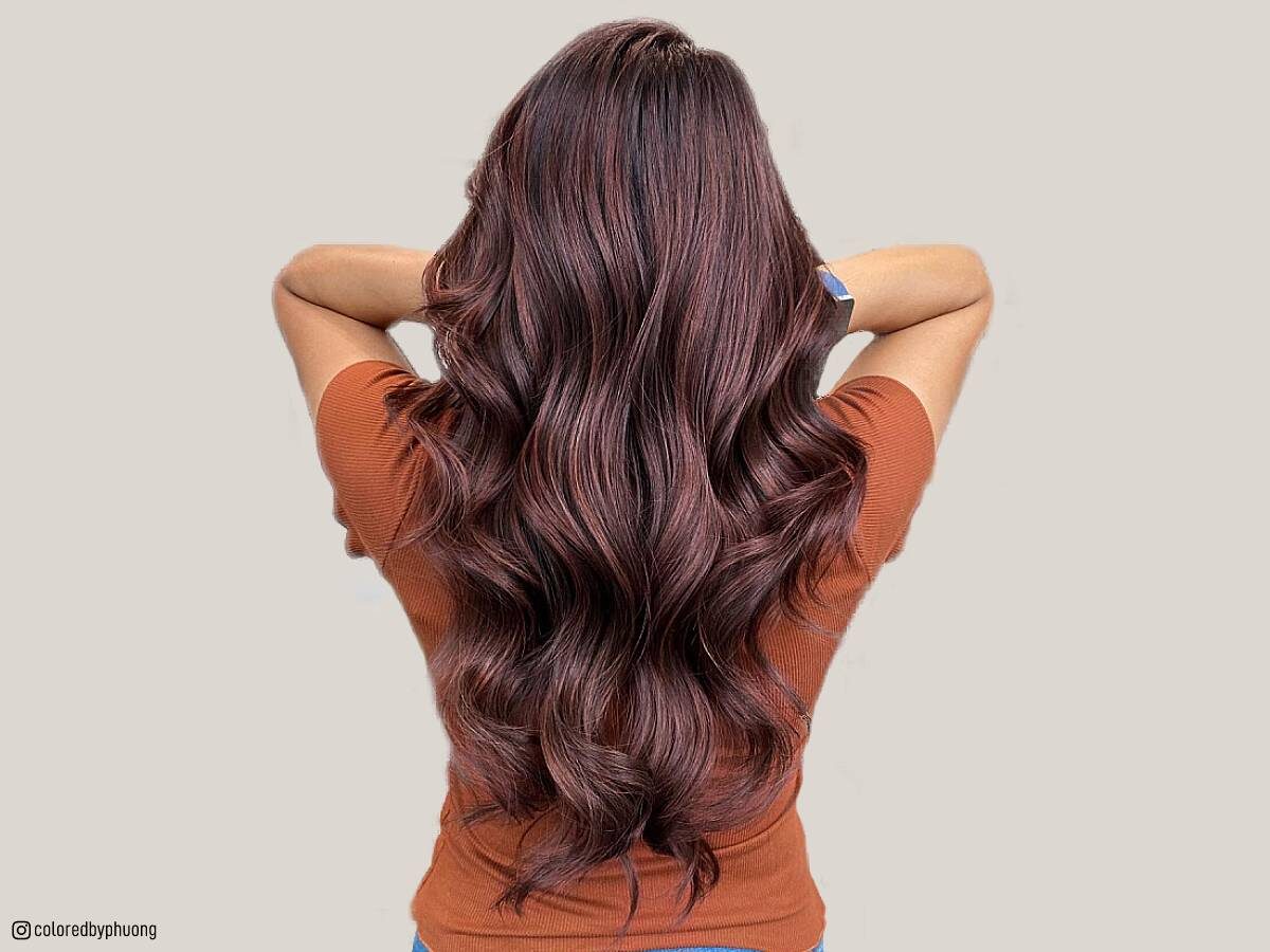 Reddish brown hair colors