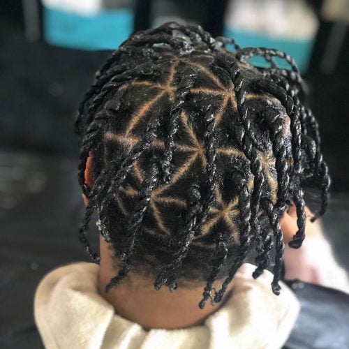 African-American Rock Braids