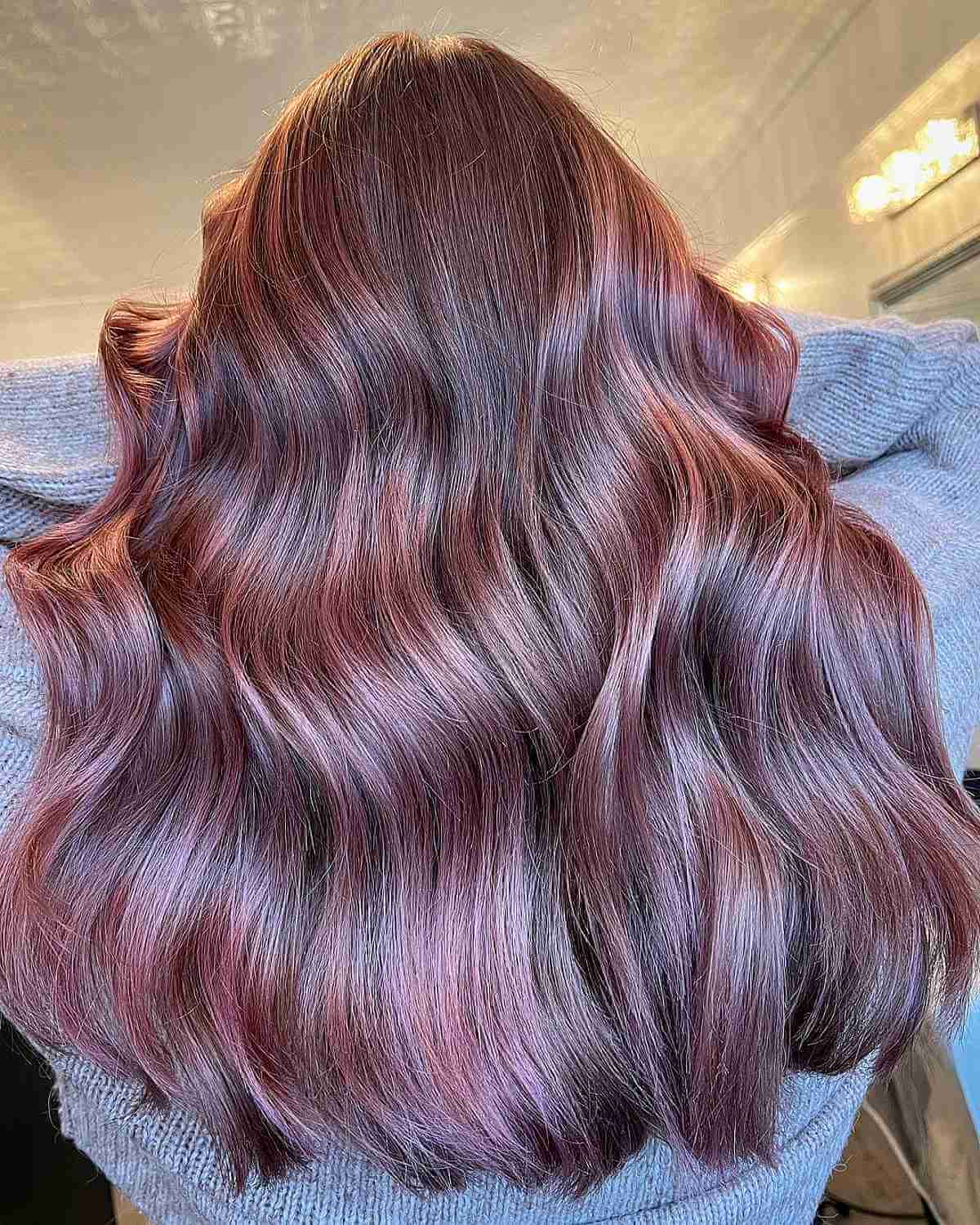 Fun & Flirty Rose Gold Balayage